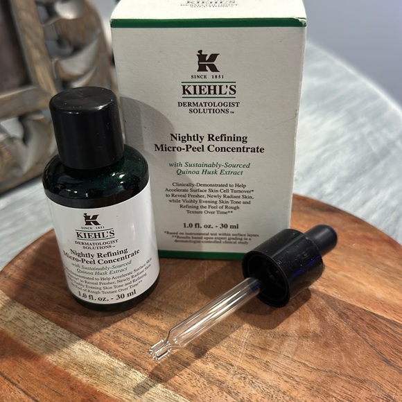 KIEHL'S NIGHTLY REFINING MICRO-PEEL Concentrate 1oz in box never used! - Picture 3 of 5